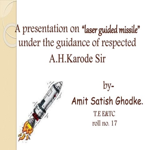 Laser Guided Misiles