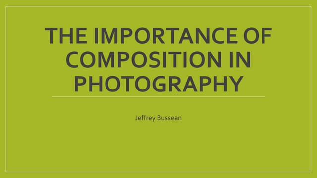 The Importance of Composition in Ph...