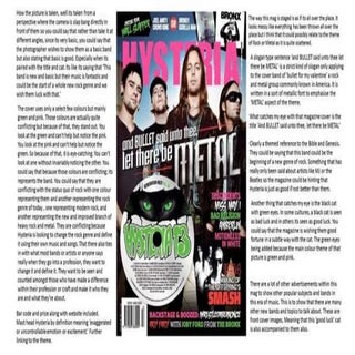 Music magazine Analysis.