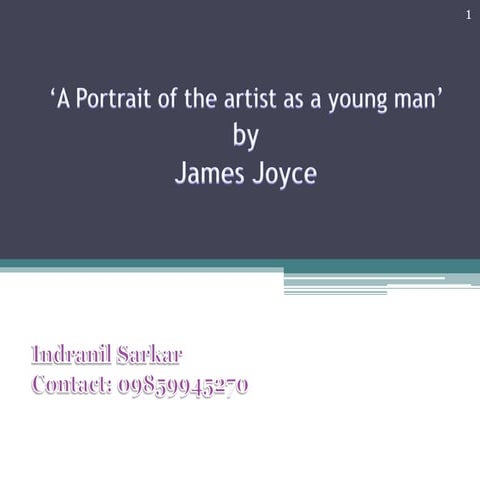 A Portrait of the artist as a young man