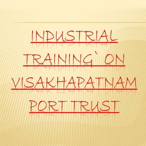 industrial training
