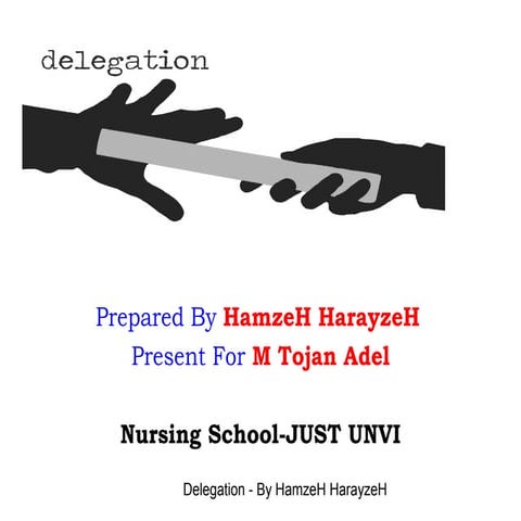 Delegation In Nursing