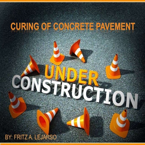 Curing Concrete Pavement