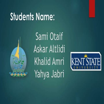 Presentation of Kent Park