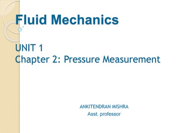 S3 Chapter 2 Fluid Pressure