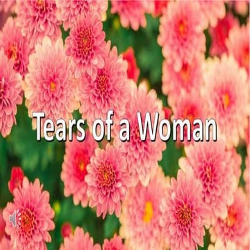 TEARS OF A WOMAN