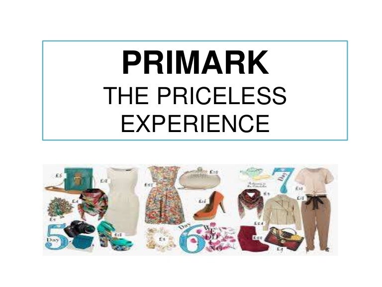 PRIMARK THE PRICELESS EXPERIENCE
