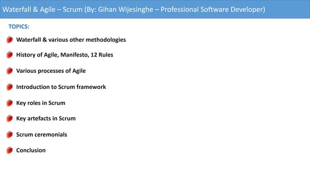 Agile - Scrum Presentation
