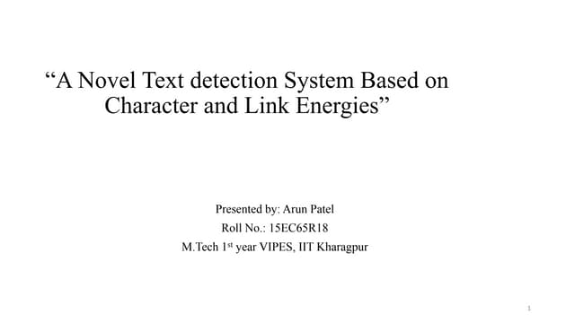 Text Detection From Image