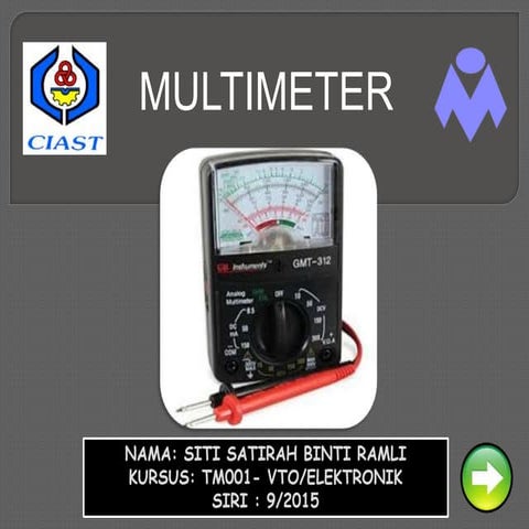Ukur Menggunakan Multimeter