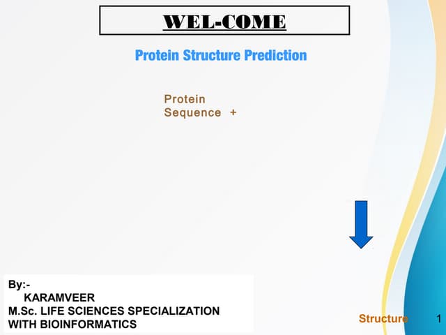 methods for protein structure prediction