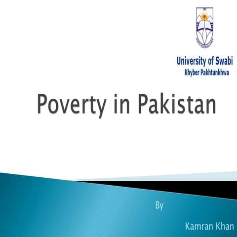 poverty in pakistan