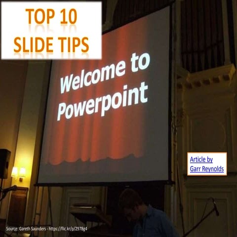 Top 10 Slide Tips