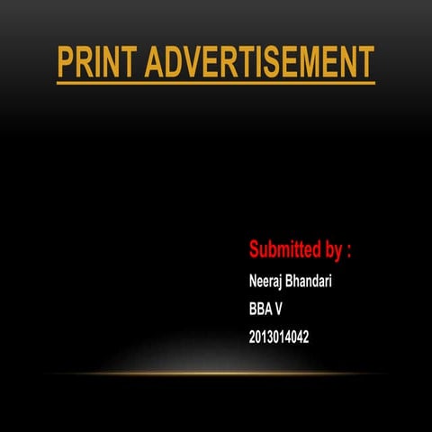 Print Marketing by Neeraj Bhandari (Surkhet,Nepal)