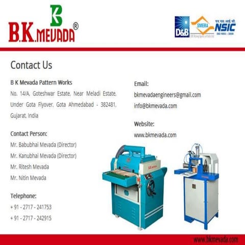 Manufacturer of Chisel Mortising Machine | PPTX