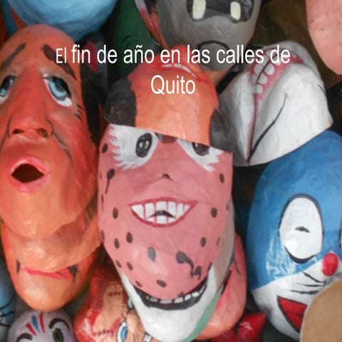 Fotoperiodismo -El fin de año en las calles de Quito.