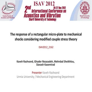 The response of a rectangular micro...