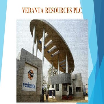 VEDANTA RESOURCES PLC
