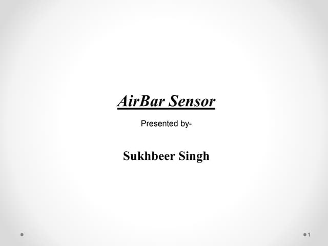 AirBar Sensor