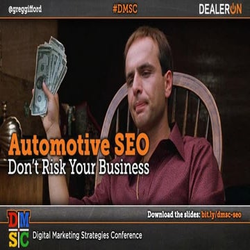 Automotive SEO - Don't Risk Your Business