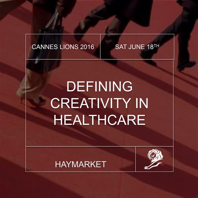 Cannes Lions 2016 Sessions
