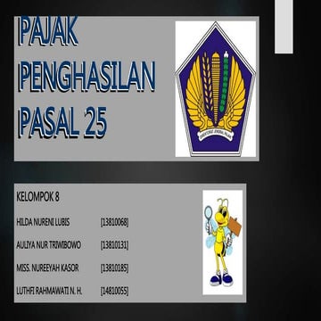 PPh Pasal 25