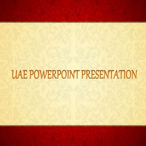uae powerpoint presentation