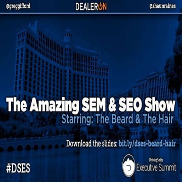 The Amazing SEM & SEO Show, starring the Beard & the Hair