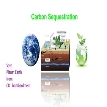 climate change and greenhouse gases ,carbon sequestration,