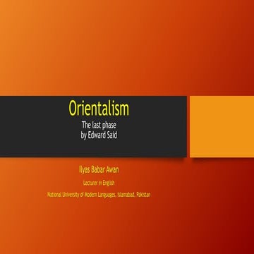 Orientalism