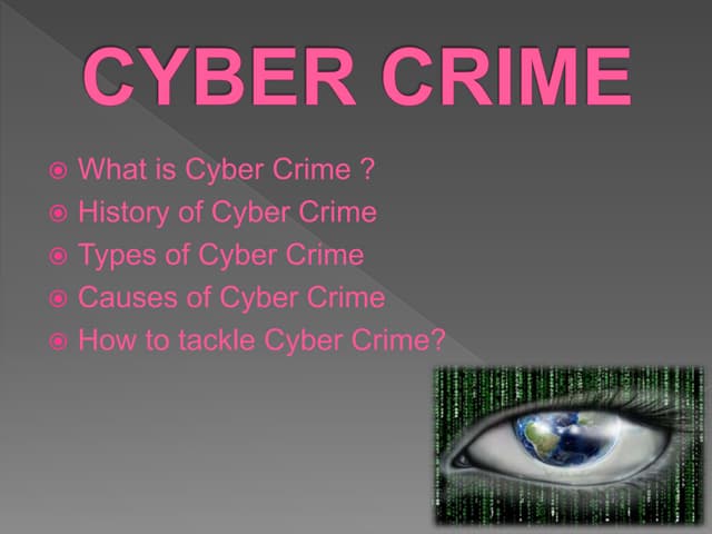 cyber crime