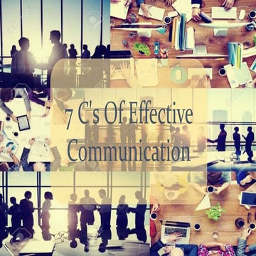 7 C's of effective communication. | PPTX