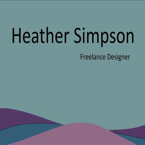 Heather Simpson - 13A Portfolio