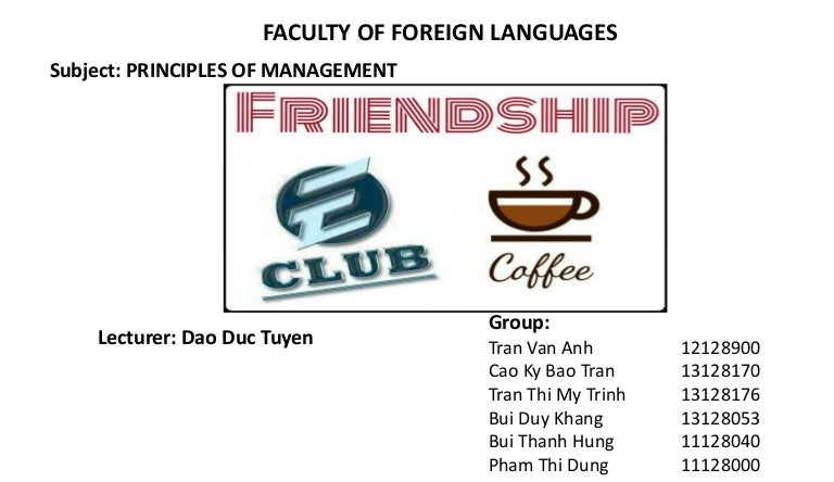 Coffee Shop Business Plan