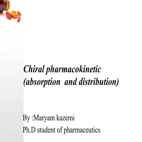 chiral pharmacokinetic