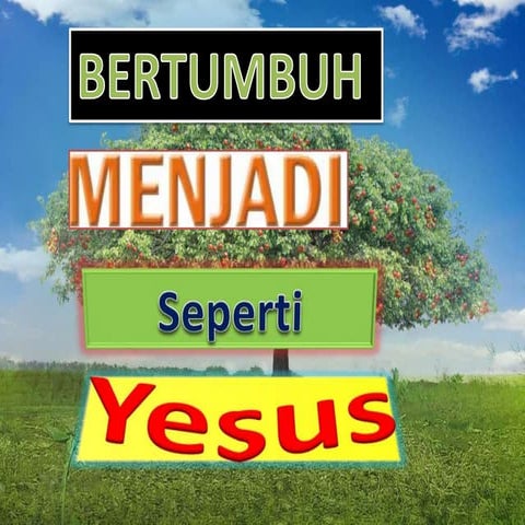 Menjadi Seperti Yesus