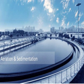 Sedimentation And Purification of Water