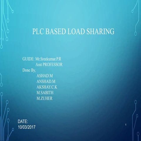 PLC Based Load Sharing