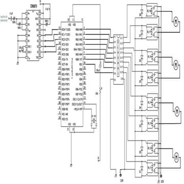 DTMF based pick and place robot