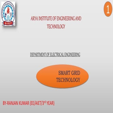 SMART GRID TECHNOLOGY