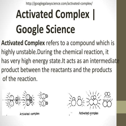 Activated Complex | Google Science