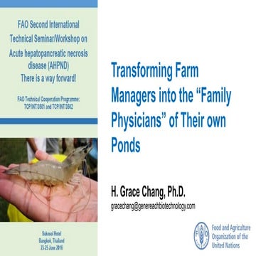 Presentation 1.7 Transforming farm managers into the “family physicians” of t...