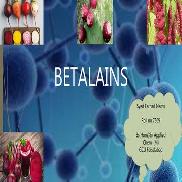 Betalains