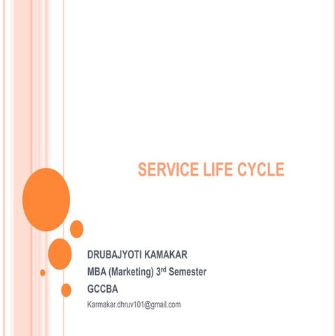  SERVICE LIFE CYCLE - DTDC