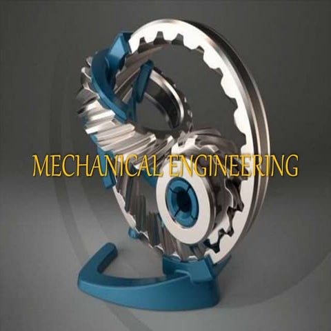 ROLE OF MECHANICAL ENGINEERING IN SOCIETY