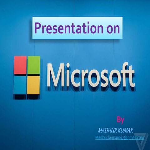 Presentation on microsoft