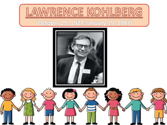 LAWRENCE KOHLBERG "MORAL DEVELOPMENT THEORY"