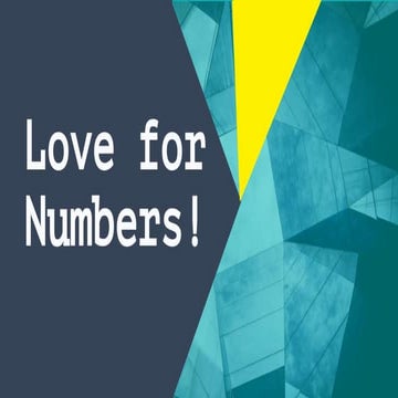Love for numbers!