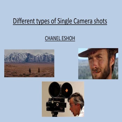Single Camera Techniques 