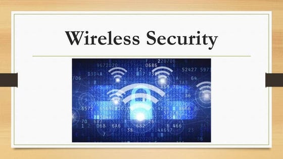 Wirless Security By Zohaib Zeeshan